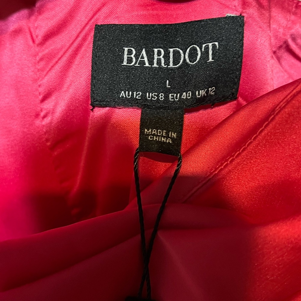 Bardot Trinity Corset Mini Dress NEW size L (8) - Picture 5 of 6